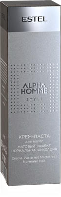 Крем-паста для волос с матовым эффектом ALPHA HOMME, 100 г AH/KP - фото 1377