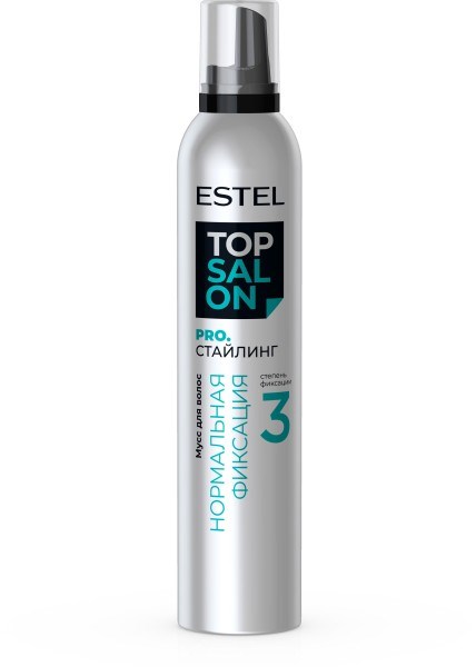 Мусс для волос ESTEL TOP SALON PRO.СТАЙЛИНГ нормальная фиксация (350 мл) ETS/M3/350 - фото 1720