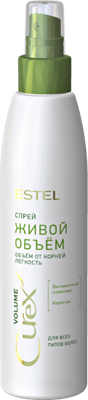 Спрей "Живой объём" для всех типов волос CUREX VOLUME (200 мл) CR200/SO - фото 1901