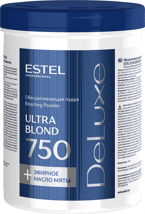 Обесцвечивающая пудра для волос  ESTEL ULTRA BLOND DE LUXE (750 г) DL/P750 - фото 298