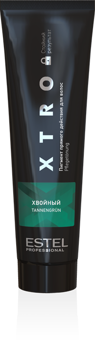 Пигмент прямого действия для волос XTRO BLACK Хвойный (100 мл) EX/NH - фото 306