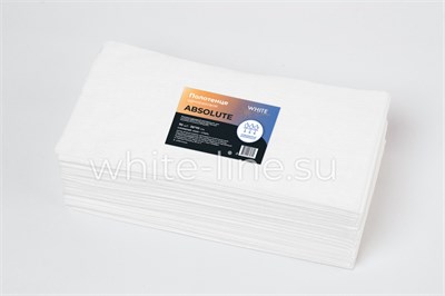 Полотенце Absolute 35*70, пачка, White line, вискоза, белый, 50шт/упак 030804 (12671)