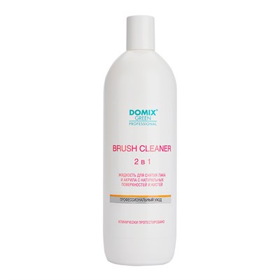 DGP Brush cleaner 2 в 1 Жидкость для снятия лака и акрила  с натуральных поверхностей  и кистей 1 л 102089