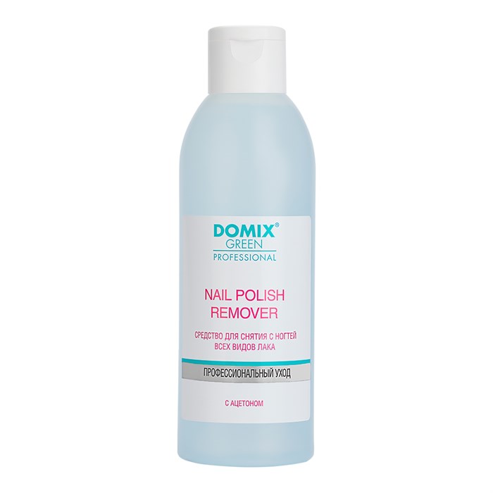 DGP Nail polish remover with acetone. Средство для снятия всех видов лака с ногтей с ацетоном 200 мл 103512