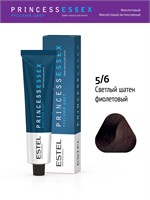 5/6 Крем-краска ESTEL PRINCESS ESSEX, светлый шатен фиолетовый (60мл) PE5/6