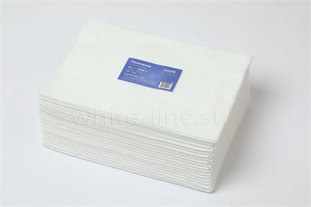 Полотенце 45*90 пачка White line белый №50 220117