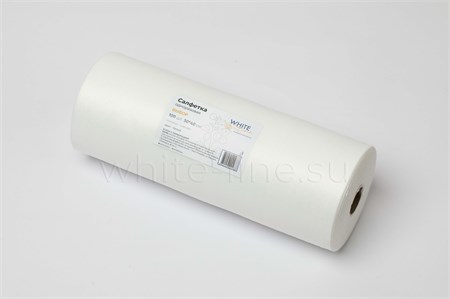 Салфетка 30*40 рулон Выбор белый, 100 шт/рул. 220988