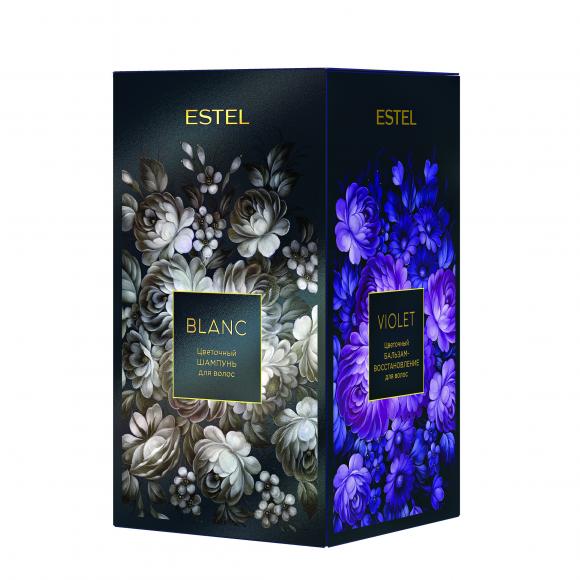 Цветочная трилогия ESTEL (Цветочный шампунь для волос ESTEL BLANC;Цветочный бальзам-восстановление для волос ESTEL VIOLET; Цветочное молочко для тела ESTEL ROUGE)